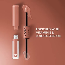 NYX Professional Makeup, Shine Loud, Labial Líquido Larga Duración, Glob