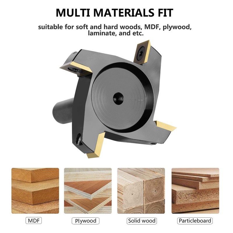 SpeTool CNC Spoilboard Surfacing Router Bit 1/2" Shank 2-1/2" Cutting