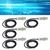 5Pcs Proximity Switch 2 Wire Normally Open 68Hz Response Frequency