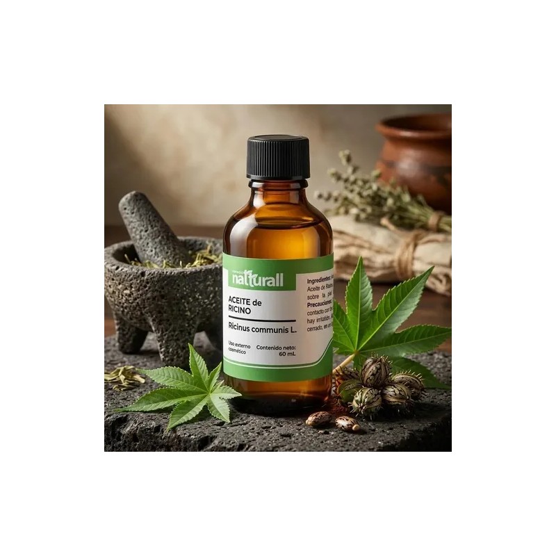 Aceite De Ricino Orgánico Puro Natural Prensado En Frio