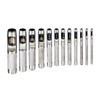 Heavy-Duty 12-Piece Hollow Punch Set with Zipper Pouch