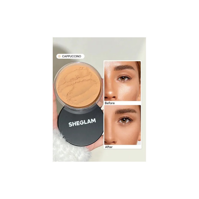 Sheglam Polvo Fijador Baked Glow Radiante - Cappuccino