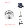 20 PCS Longboard Integrated Bearing 608-ZZ,Skateboard Wheel Bearing Inline Roller
