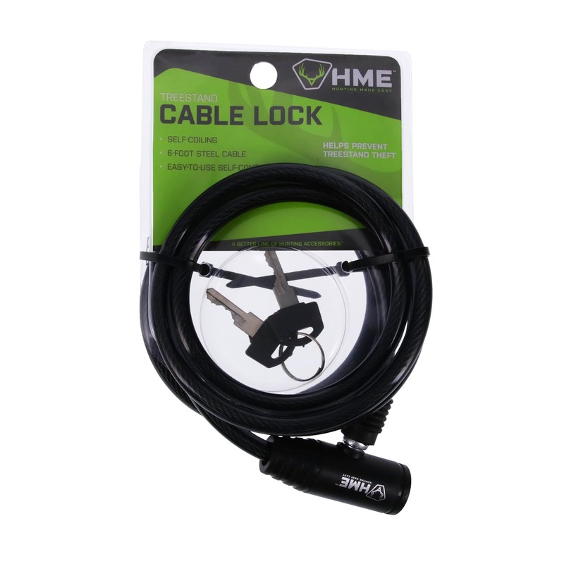 HME Self-Coiling 6-Foot Easy-To-Use Protective Durable Reliable Versatile Hunting Tree