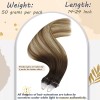 Ugeat Extensiones Cabello Humano #4/6/613 14in 50gr