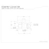 Kingston Brass CC44151X Quarter Turn Valve (1/2" FIP X 1/2"
