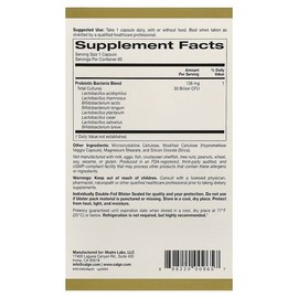 California Gold Nutrition, LactoBif® 30 Probiotics, 30 Billion CFU, 60 Veg Capsules / California Gold Nutrition (캘리포니아골드뉴트리션), LactoBif® 30 프로바이오틱, 300억CFU, 베지 캡슐 60정