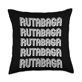 Eat Rutabaga Throw Pillow