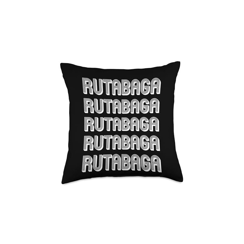 Eat Rutabaga Throw Pillow