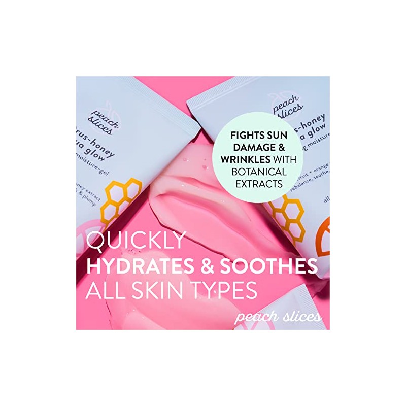 Peach Slices | Citrus-Honey Aqua Glow | Hydrating Moisture Gel