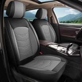 Unbranded For Mazda 6 2010-2021 Car 5 Seat Covers Cushion Pad Faux Leather Front Rear Set