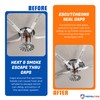 Retrofit Recessed Fire Sprinkler Escutcheon 1/2 in. IPS - Split