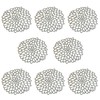 Felimoa Dahlia Splendid Waterproof Heat Resistant PVC Coasters Openwork Design