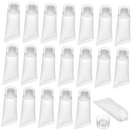 Healeved 50pcs Dispensing Bottles Portable Travel Bottles for Shampoo Lotion Face Wash Leakproof Reusable