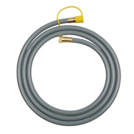 Real Flame Natural Gas Conversion Kit Outdoor Scottsdale Fire Pits, Converting Propane Fire Pit to Natural Gas Version, Includes 10 Ft Natural Gas Quick Connect Hose and Brass Orifice.