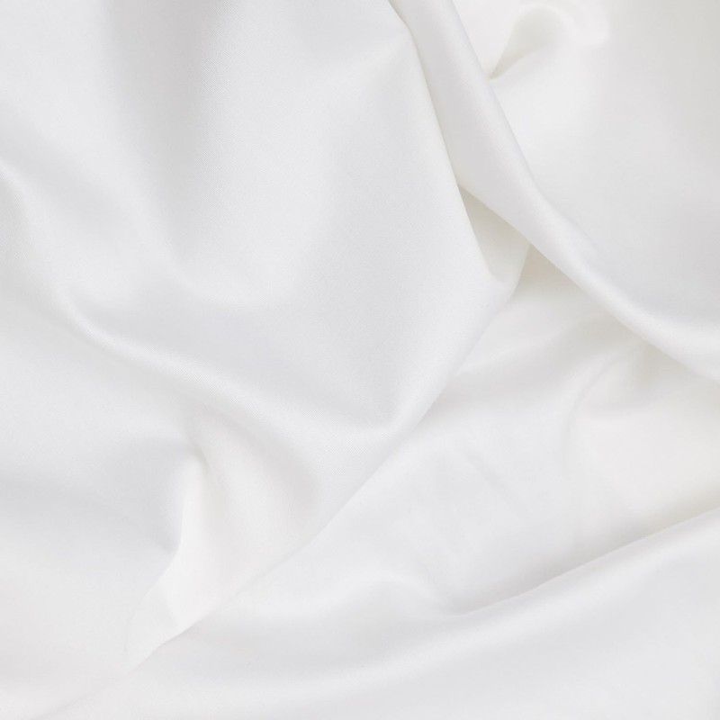 Luxurious Satin Double XL Fitted Sheet, 100% Cotton, 140 x