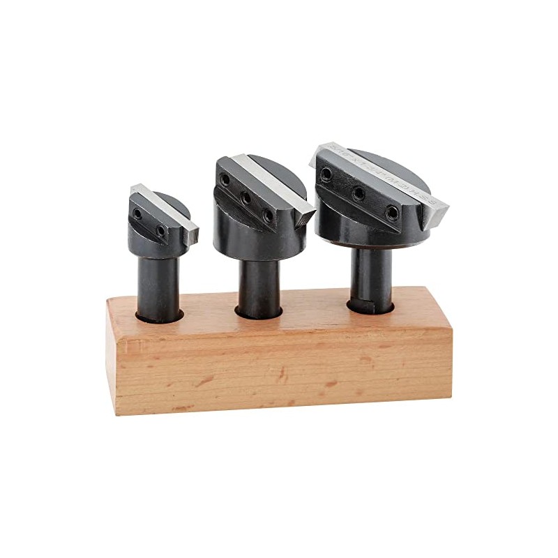 Grizzly H5935 Fly Cutter Set with Tool Bits, 1/2-Inch