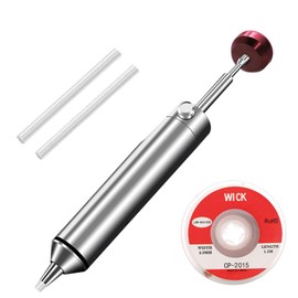 Solder Sucker, Desoldering Gun with High Temperature Housing Soldering Vacuum Remover Tool Essential Remover for Professional Welders
