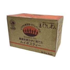Rooibos Tea TB Grown Without Pesticides, 20 Bags (Hiwaki)