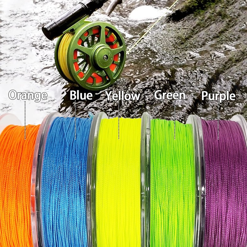 Aventik Fly Line Backing (Orange, 20LB,100YARD)