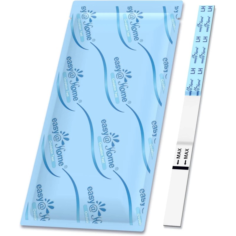 Easy@Home Ovulation Test Kit: 30 LH Strips + 30 Cups,