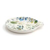 DEMDACO Blue Green Spring Leaves 6 x 4.5 Stoneware Spoon