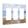 Beach Ocean Triple Rocker Decorative Light Switch Cover Plate