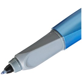 Pelikan R457 811286 Twist Rollerball Pen, Frosted Blue, 1 Rollerball Pen, 2 Ink Refills