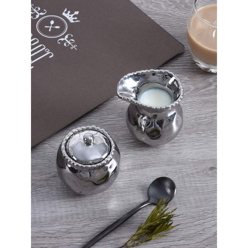 Pampa Bay Porcelain Verona Small Creamer & Sugar Set