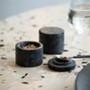 APS 15920 Marble Spice Jars, Set of 2, Marble, Diameter