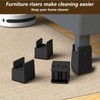 SciFiVisi Set of 4 Furniture Raisers, 10 cm, Adjustable Table