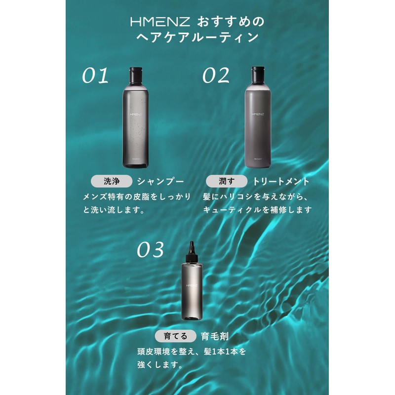【A Habit to Protect Your Future Hair】 HMENZ Shampoo &