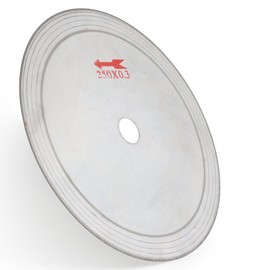 ILOVETOOL 10 inch Thin Diamond Lapidary Saw Blade 25.4mm Arbor Rock Blade for Cutting Gemstone Rocks