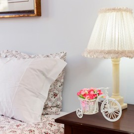 Tricycle Plant Stand - Pot Cart Holder Artificial Flowers Arrangements Bike Holder Desktop Plant Stand Wedding Office Decoration