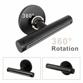 SKOWLL Shower Body Spray Jets, Matte Black Brass Adjustable Cylindrical Shower Body Sprayer Spa Waterfall Showerhead Wall Mount, Waterfall Showerhead Body