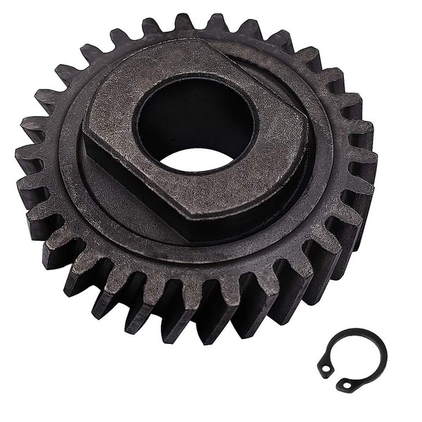 MORICHS WP9706529 W11086780 Replacement Worm Gear Parts for KitchenAid Stand Mixer Worm Follower Gear with The 9703680 Circlip
