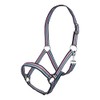 HKM Linz Headcollar 8519 Black/Grey/Pink/Blue Thoroughbred