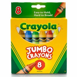 Crayola Jumbo Crayon Set, 8-Colors