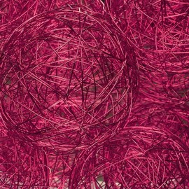 Set of 10 Fuchsia Wire Transparent Box 1000 ml, Wire Balls Fuchsia or Table Decoration for Wedding, Table Decorations, Table Decorations Fuchsia