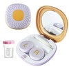 Erewa Contact Lens Case with Cleaner Washer Contact Lens Box