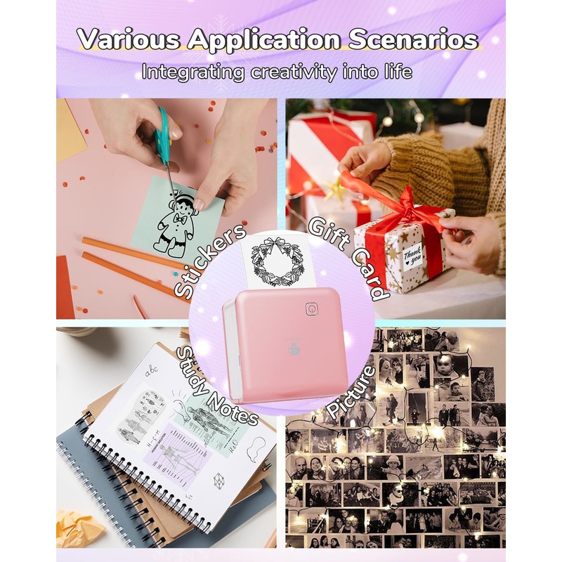 Phomemo M02 PRO Mini Printer - Thermal Pocket Printer, Bluetooth