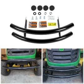 ECOTRIC Front Bumper Brush Guard Compatible with John Deere 100 Series 102 115 125 135 145 155C 190C D100 D110-D170 L100 L105 L107 LA175 G110 X110 X120 X125 Lawn Mower Garden Tractor