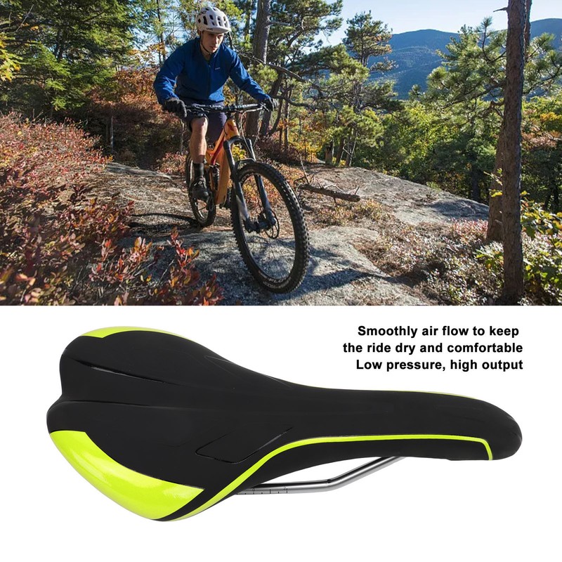 Mountain Bike Saddle Shock Absorption Breathable Comfortable Sponge Foaming Bike