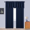 NICETOWN Scalloped Valance Curtain for Bedroom - Thermal Insulated Light