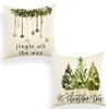 Ogiselestyle Christmas Jingle All The Way Throw Pillow Covers, 18