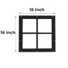 WRISIN 2 Pack 16" x 16" Square Shed Window with