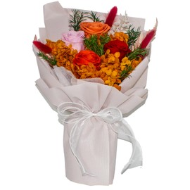 Bouquet of Flowers Flowers for Delivery Free Prime Preserved Roses Fresh Flowers Decoration for Valentine's Day, Mother's Day,Wedding Decor,Birthday Decor and Centerpiece(Red)