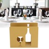 2pcs Stainless Steel Napkin Holder Freestanding Kitchen Restaurant Paper Napkin