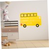 Operitacx Large Bus Shaped Alphabet Pocket Chart for Classroom Organization
