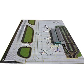 GeminiJets 1:400 Scale 2-Piece Airport Mat Set - Durable Diorama for Model Aircraft Displays
